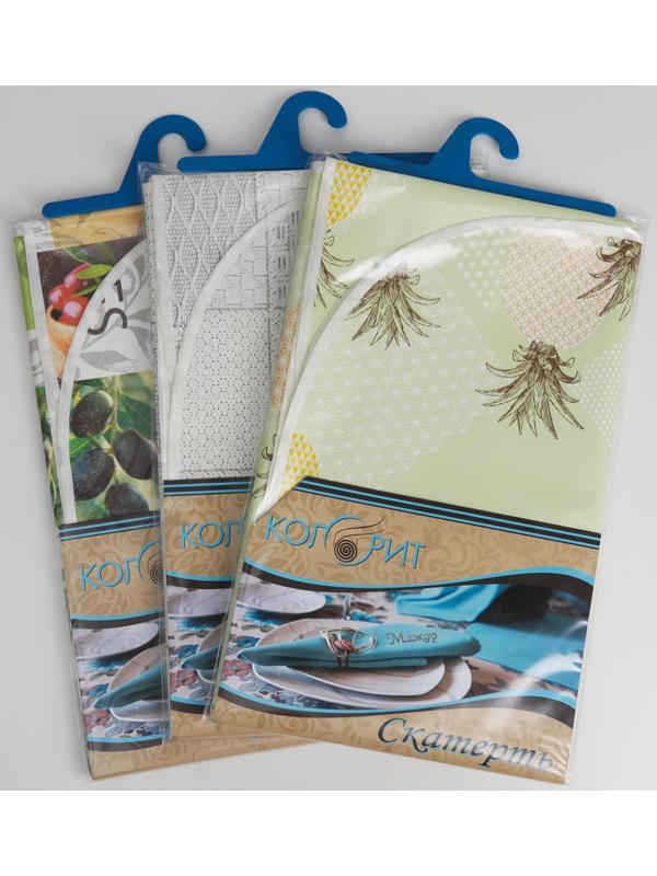 Скатерть на нетканой основе многоразовая с бейкой 135х110(+/-5) см 