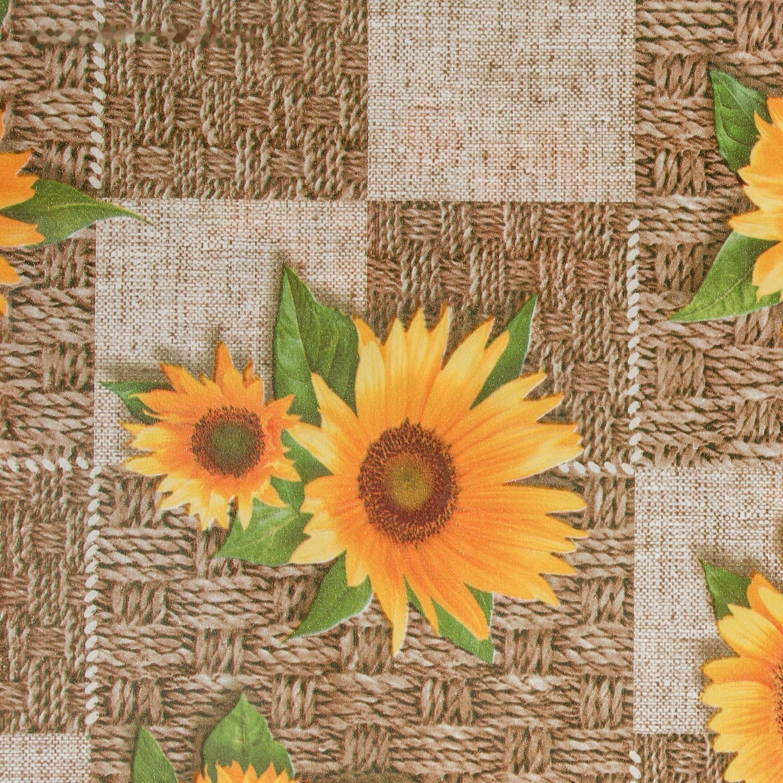 Скатерть на нетканой основе многоразовая с кружевом «Колорит», 135×200(+/-5) см, цвет МИКС