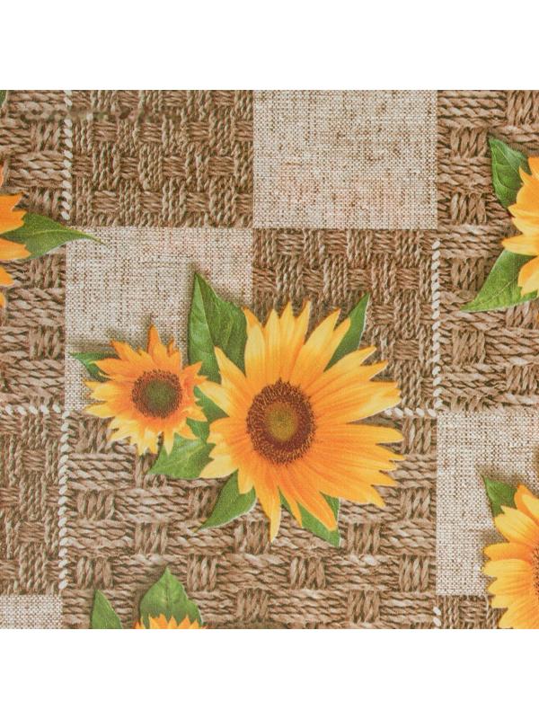 Скатерть на нетканой основе многоразовая с кружевом «Колорит», 135×200(+/-5) см, цвет МИКС