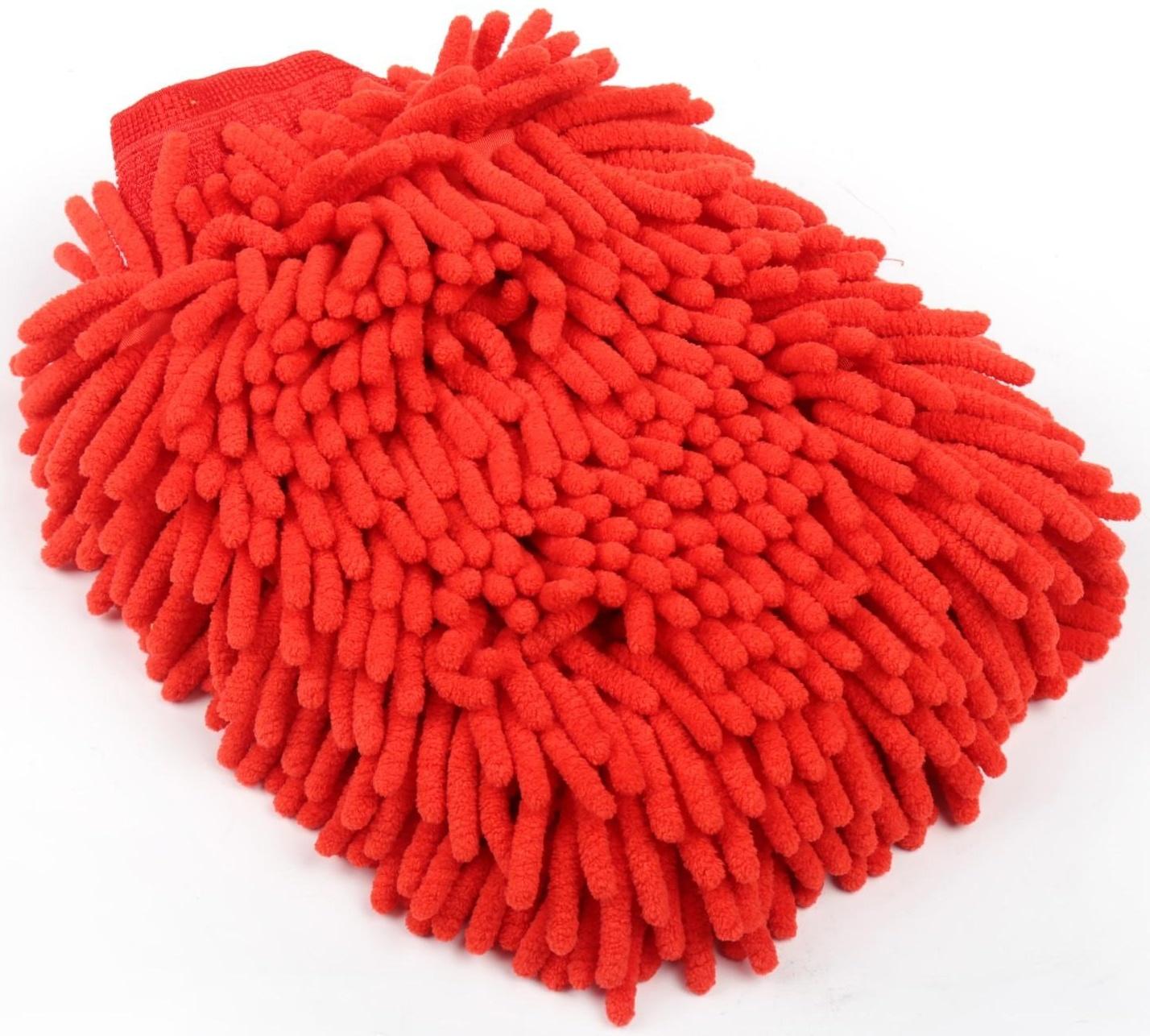 Варежка для мытья авто, микрофибра 24×19×4 см, микс