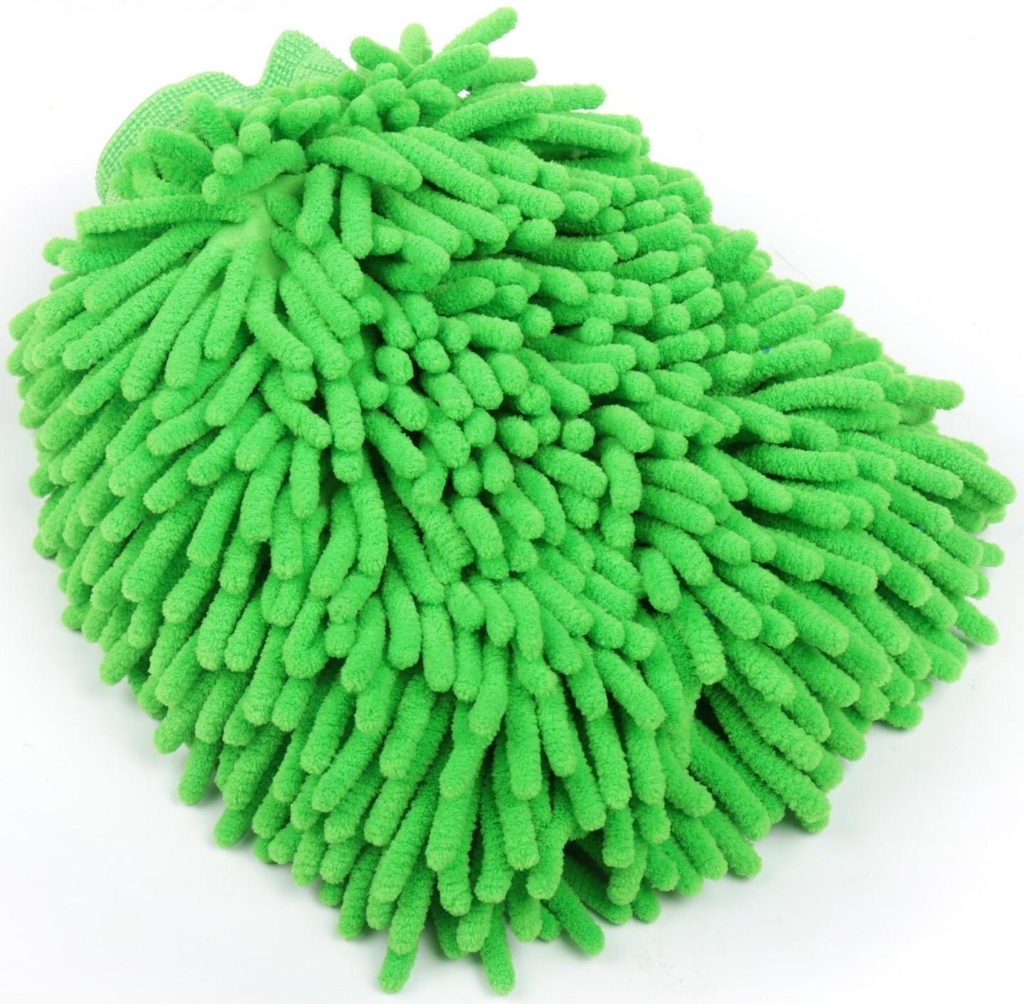 Варежка для мытья авто, микрофибра 24×19×4 см, микс