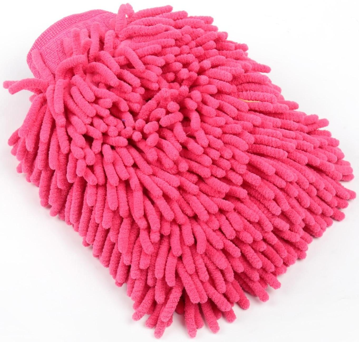 Варежка для мытья авто, микрофибра 24×19×4 см, микс