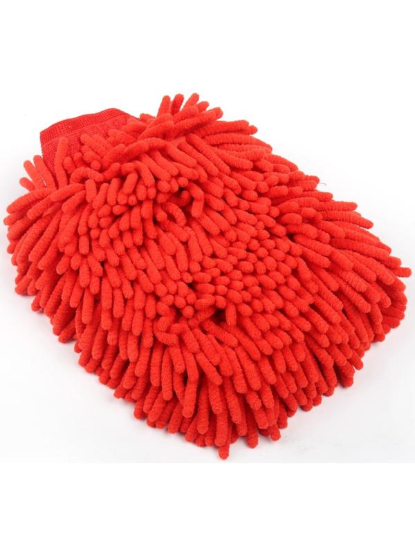 Варежка для мытья авто, микрофибра 24×19×4 см, микс