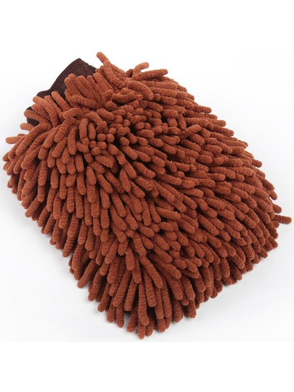 Варежка для мытья авто, микрофибра 24×19×4 см, микс