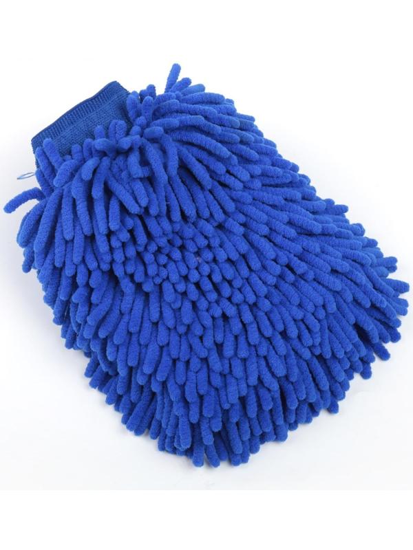 Варежка для мытья авто, микрофибра 24×19×4 см, микс