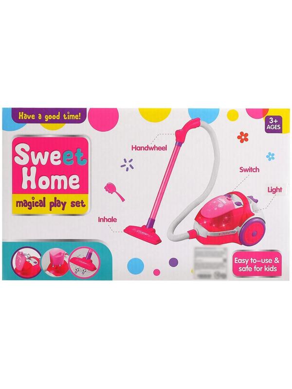 Бытовая техника пылесос «Сладкая вата» на колёсах