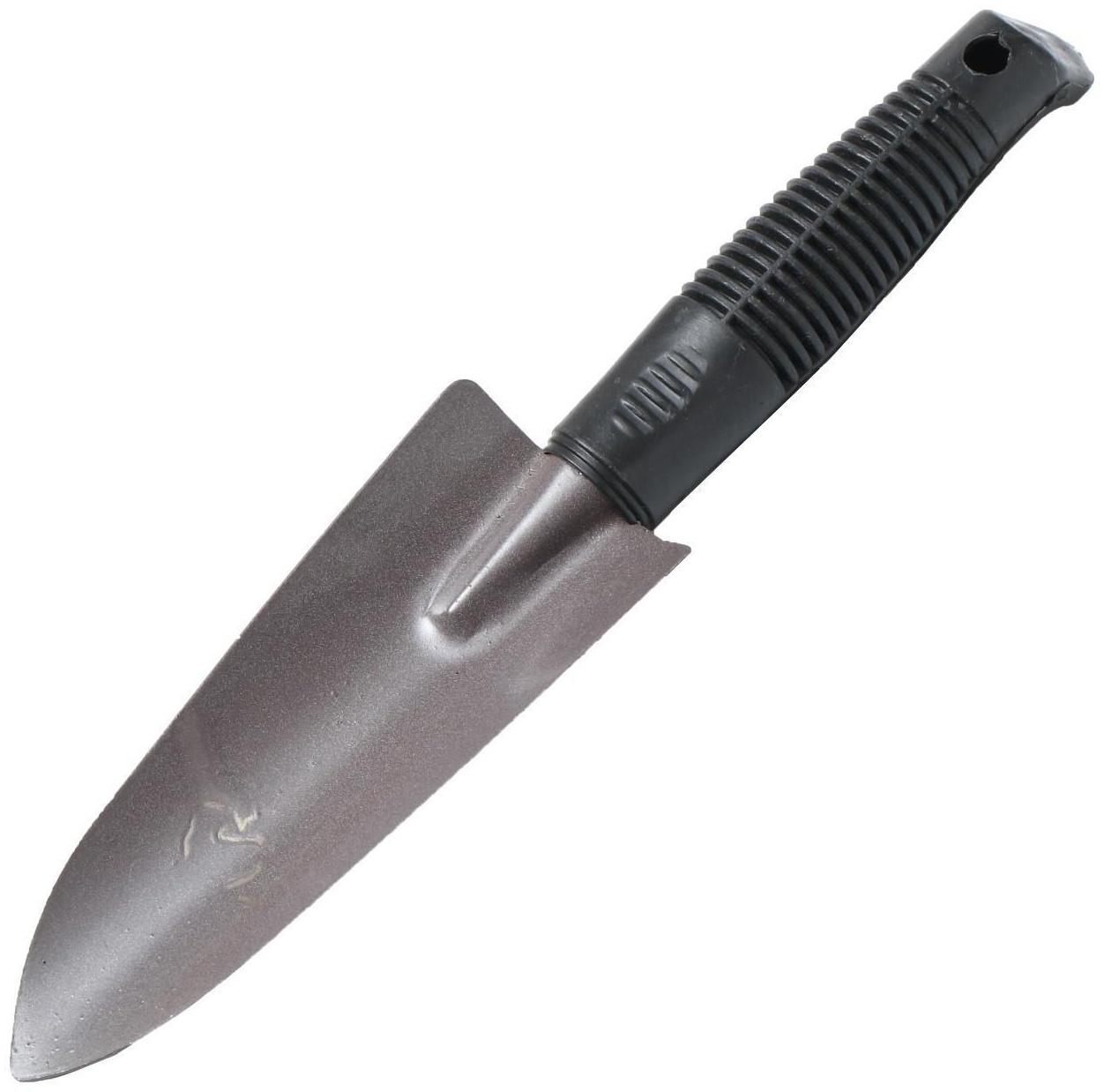 Совок пикировочно-посадочный, длина 32 см, толщина 1.5 мм, пластиковая ручка, МИКС