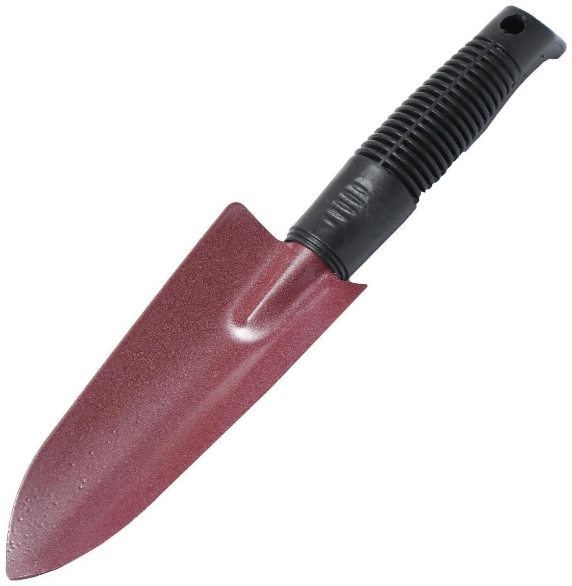 Совок пикировочно-посадочный, длина 32 см, толщина 1.5 мм, пластиковая ручка, МИКС