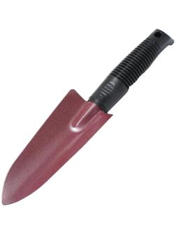 Совок пикировочно-посадочный, длина 32 см, толщина 1.5 мм, пластиковая ручка, МИКС