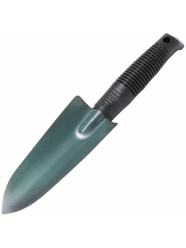 Совок пикировочно-посадочный, длина 32 см, толщина 1.5 мм, пластиковая ручка, МИКС