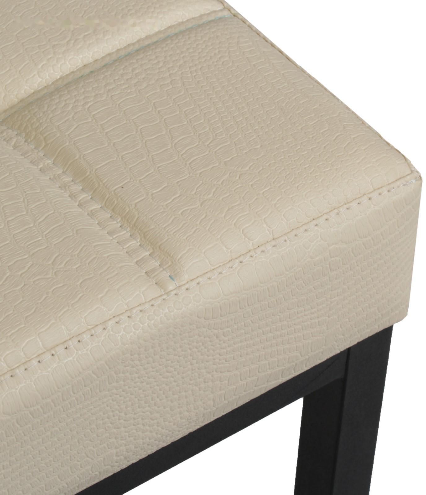 Стул барный ЛОФТ-2 без спинки, черный/молочная рептилия