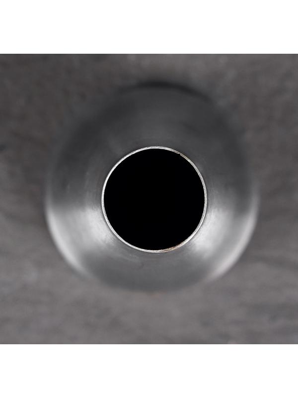 Насадка кондитерская «Трубочка», d=3,4 см, выход 1,5 см, нержавеющая сталь