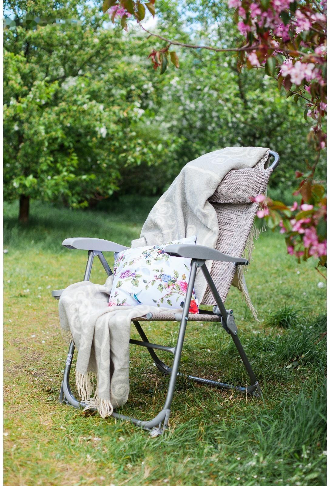 Кресло-шезлонг с полкой КШ2/2, р. 75 x 59 x 109 см, цвет муссон