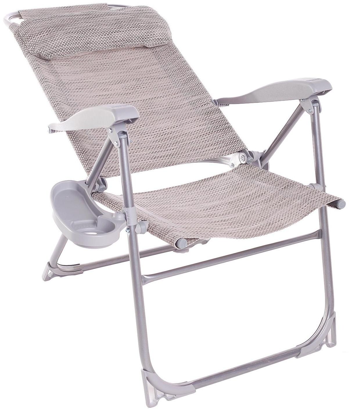 Кресло-шезлонг с полкой КШ2/2, р. 75 x 59 x 109 см, цвет муссон