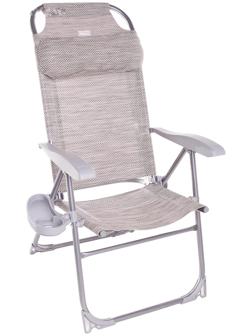 Кресло-шезлонг с полкой КШ2/2, р. 75 x 59 x 109 см, цвет муссон