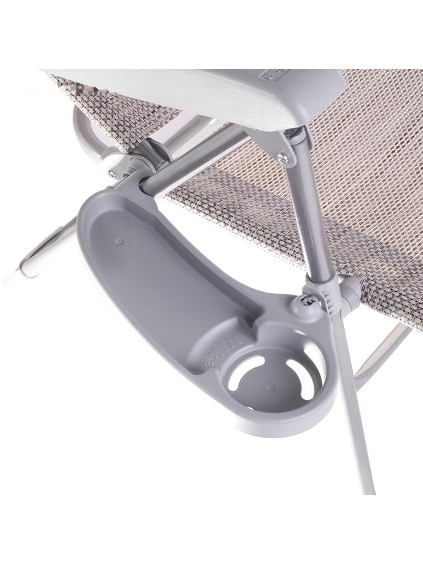 Кресло-шезлонг с полкой КШ2/2, р. 75 x 59 x 109 см, цвет муссон