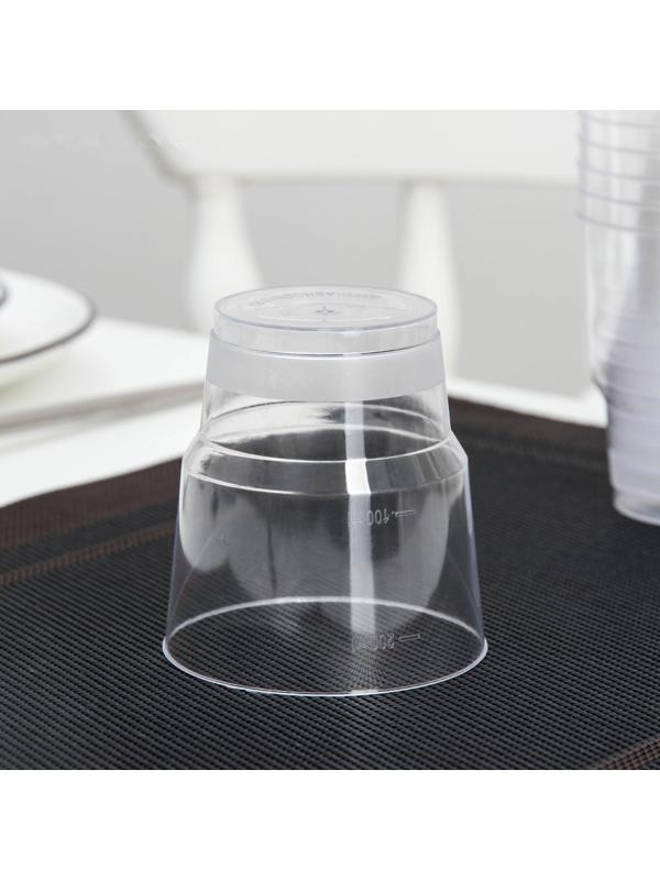 Стакан одноразовый «Кристалл», 200 мл / 50 шт.