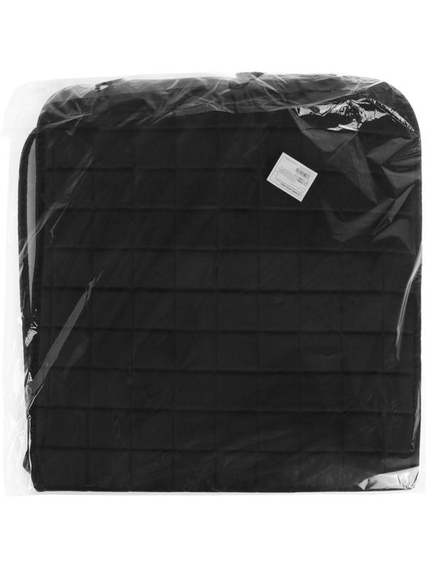 Накидка на переднее сиденье автомобиля 131х48 см, искусственный мех, черный