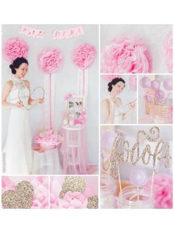 Набор для декора свадьбы «Наш день», 21 х 29,7 см