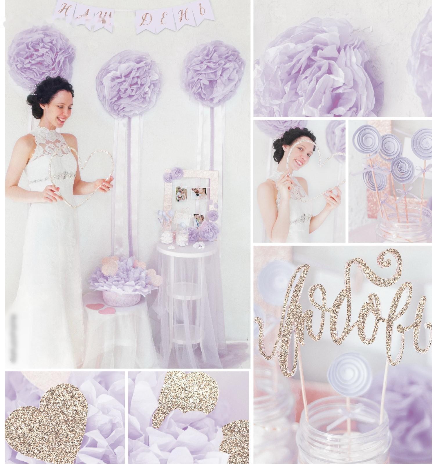 Набор для декора свадьбы «Наша свадьба», 21 х 29,7 см