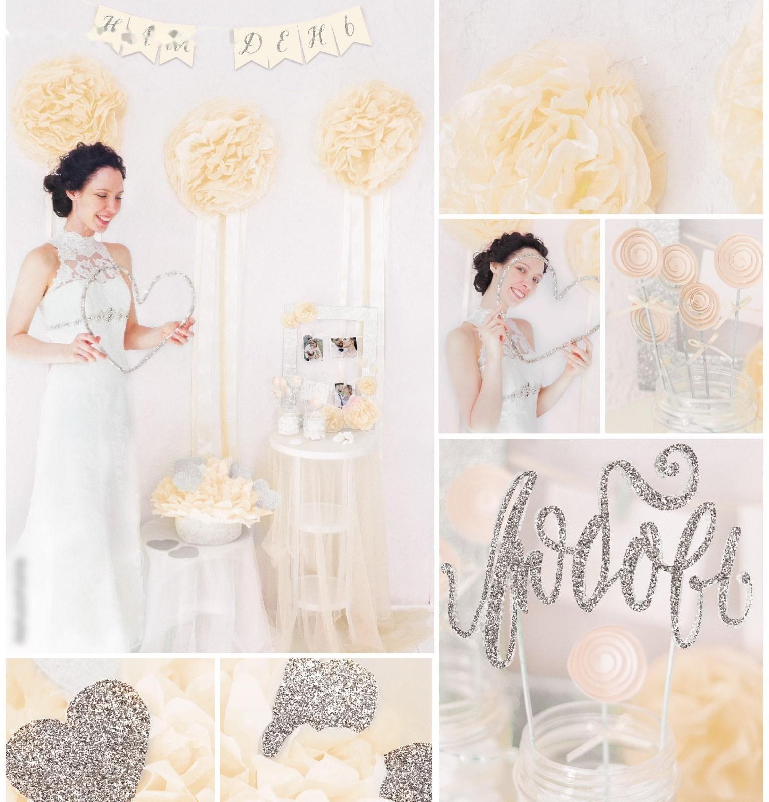 Набор для декора свадьбы «Наш праздник», 21 х 29,7 см