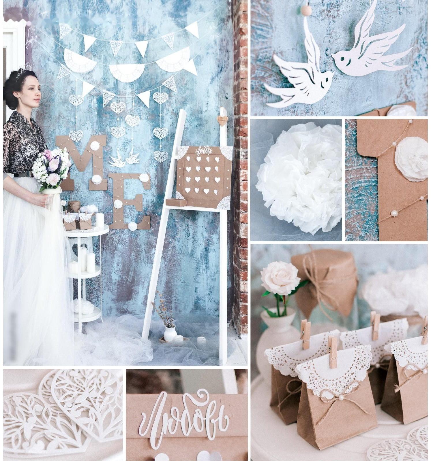 Набор для декора свадьбы «Чудесное мгновение», 21 х 29,7 см