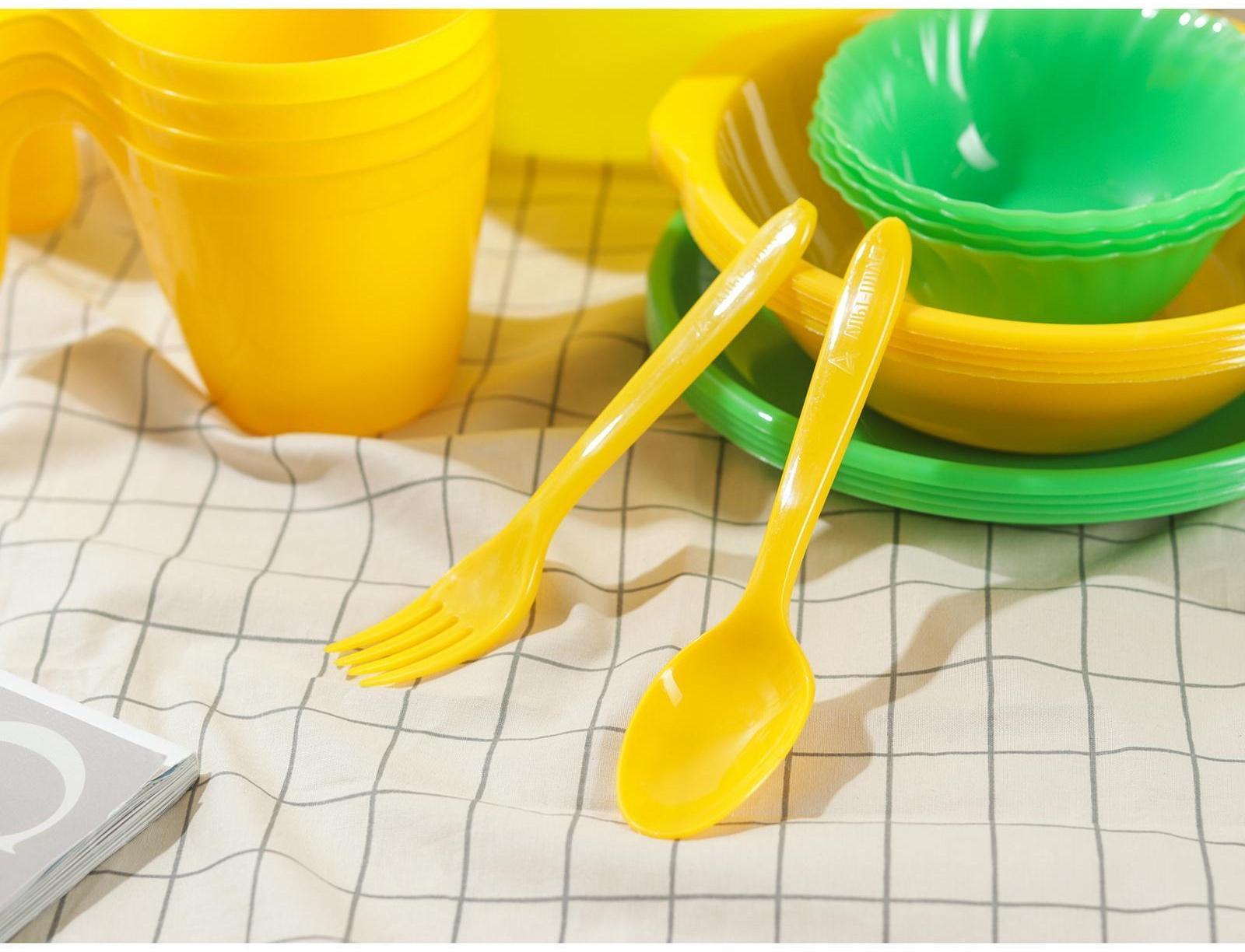 Набор посуды на 4 персоны «Всегда с собой», 30 предметов