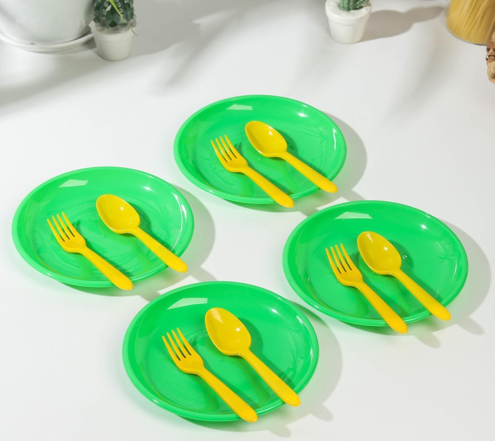 Набор посуды на 4 персоны «Всегда с собой», 30 предметов