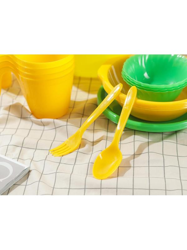 Набор посуды на 4 персоны «Всегда с собой», 30 предметов