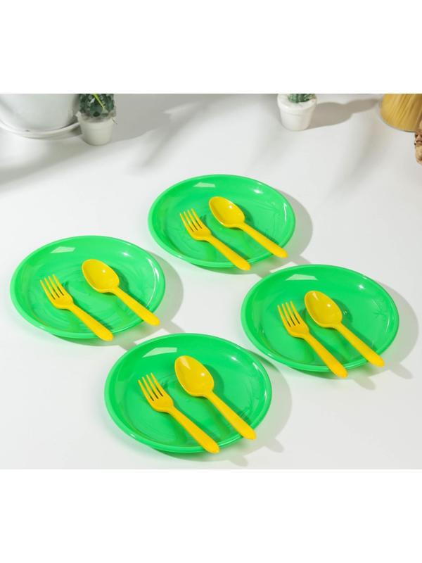 Набор посуды на 4 персоны «Всегда с собой», 30 предметов