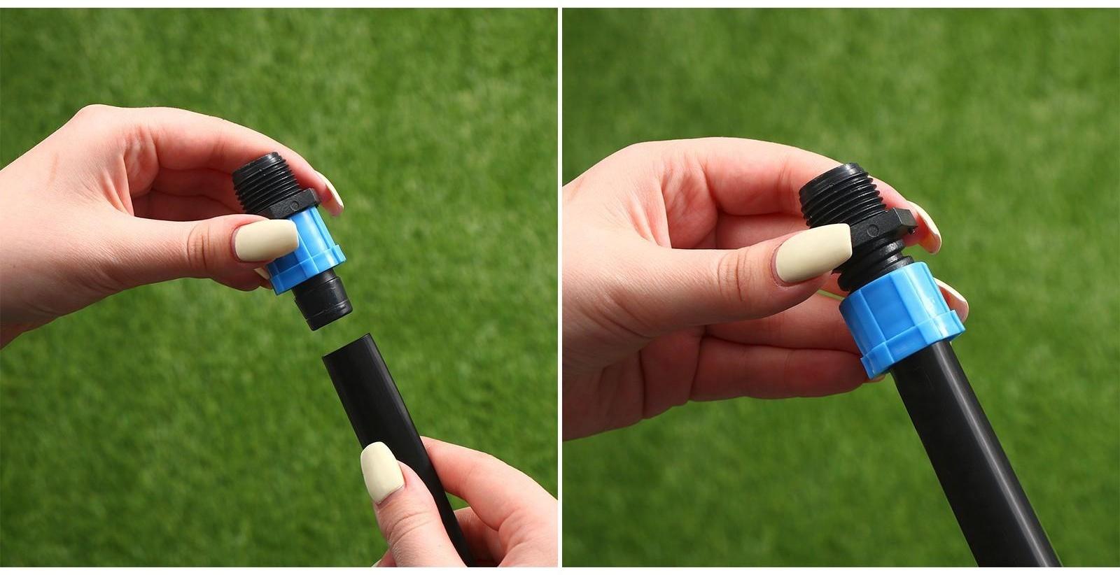 Штуцер для капельной ленты, 16 мм — 1/2