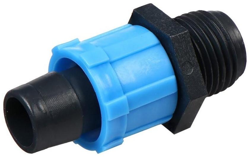 Штуцер для капельной ленты, 16 мм — 1/2