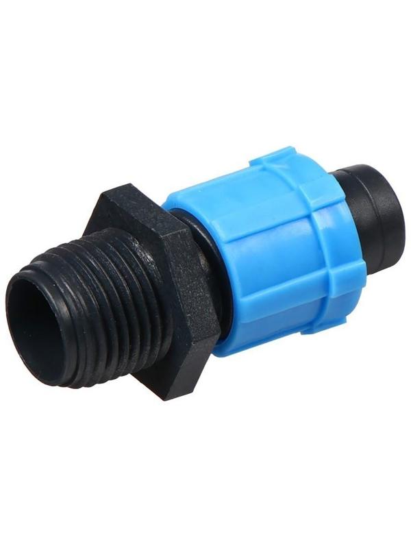 Штуцер для капельной ленты, 16 мм — 1/2