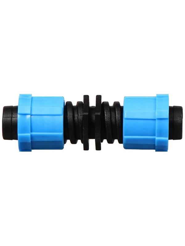 Муфта-соединитель для капельной ленты, 16 мм, пластик