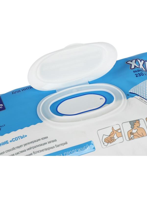 Влажные салфетки для интимной гигиены White Whale для ухода за лежачими больными 80 шт.