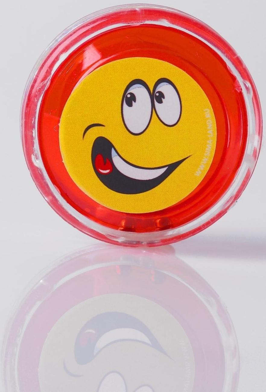 Йо-Йо «Смайлик», d=4,7 см, цвета МИКС