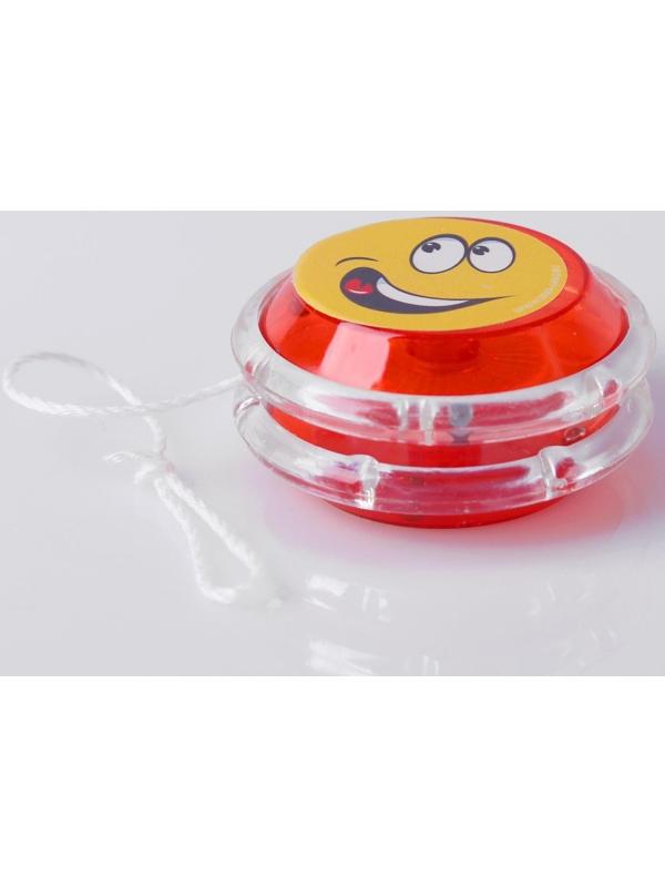 Йо-Йо «Смайлик», d=4,7 см, цвета МИКС