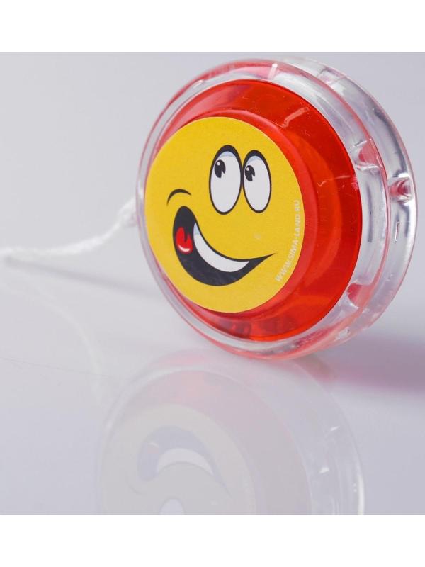 Йо-Йо «Смайлик», d=4,7 см, цвета МИКС