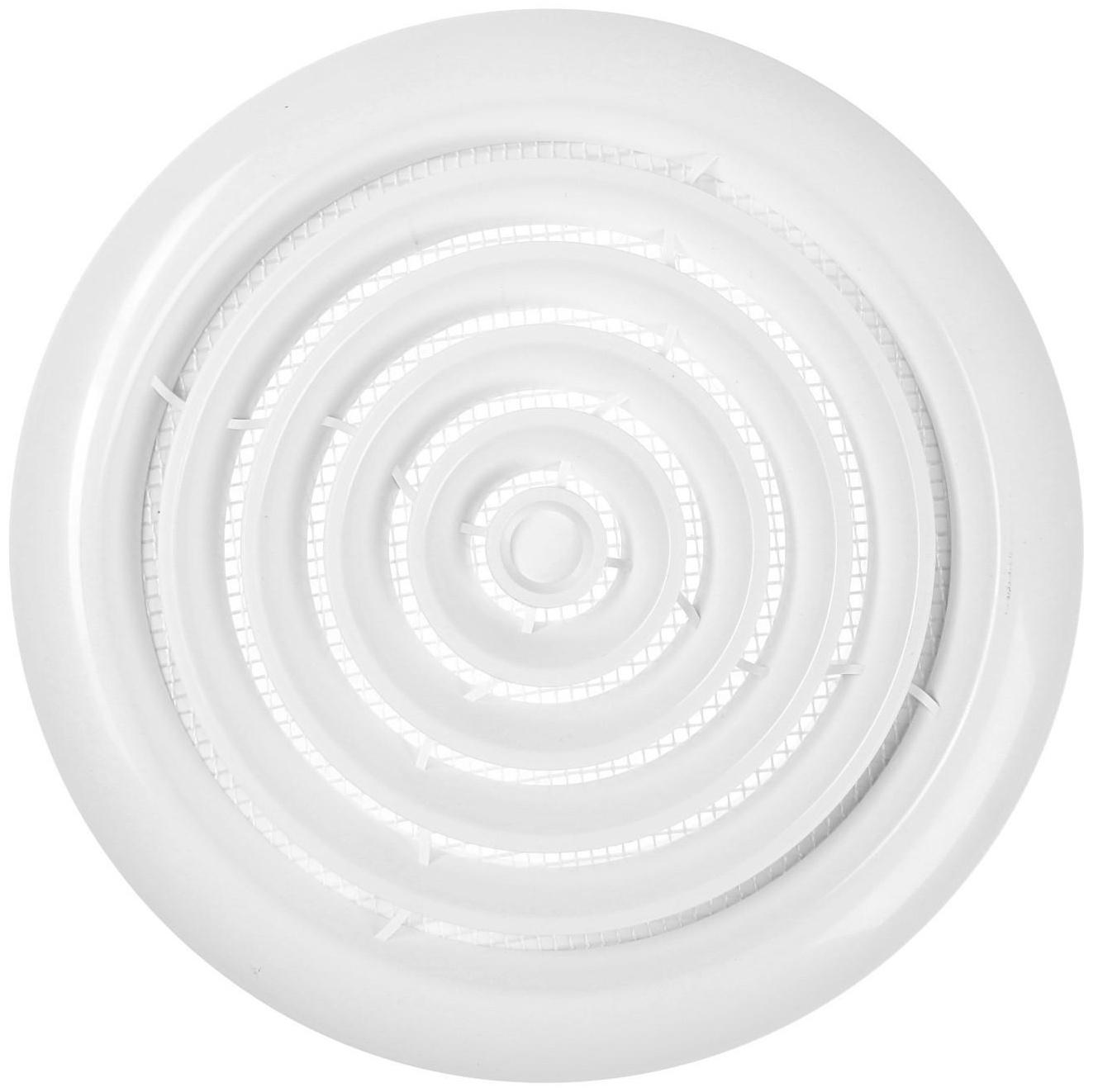 Диффузор ERA 10DK, приточно-вытяжной со стопорным кольцом и фланцем, d=100 мм