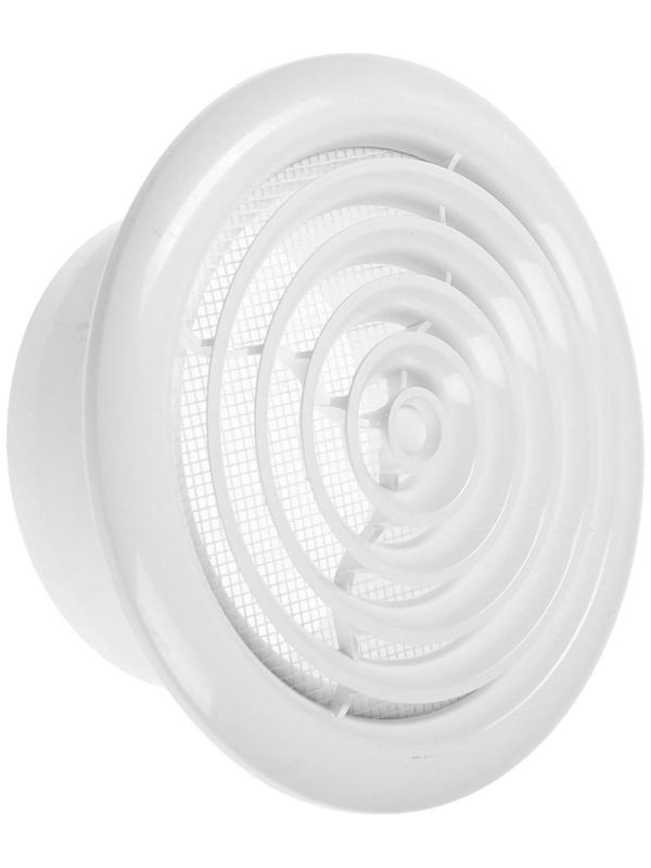 Диффузор ERA 10DK, приточно-вытяжной со стопорным кольцом и фланцем, d=100 мм