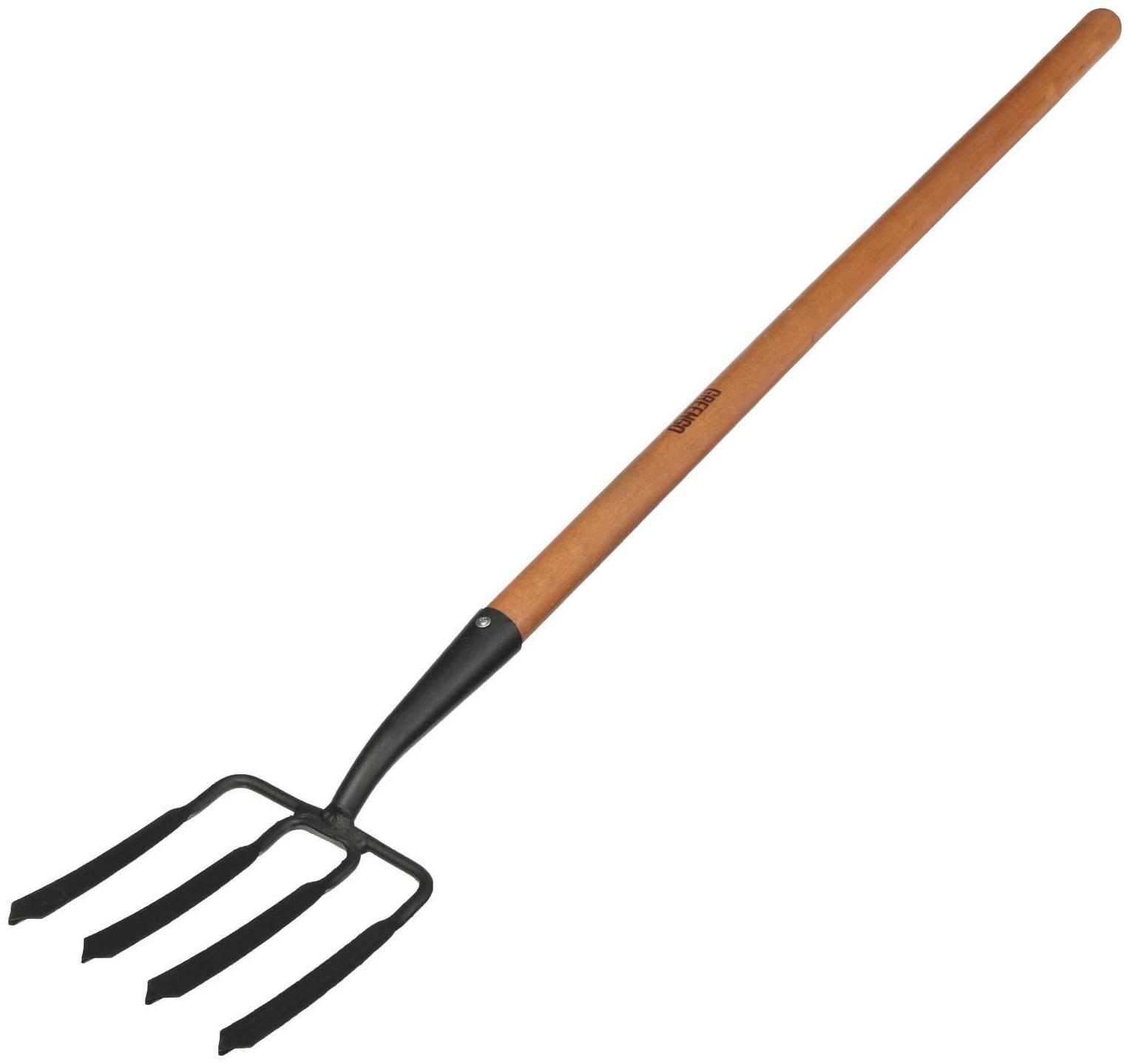 Вилы копальные, 4-рогие, деревянный черенок, «Премиум»