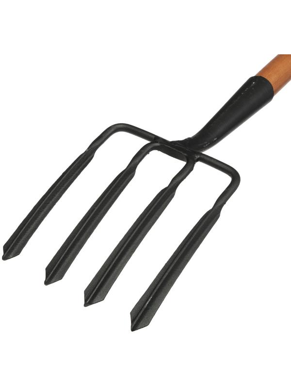 Вилы копальные, 4-рогие, деревянный черенок, «Премиум»