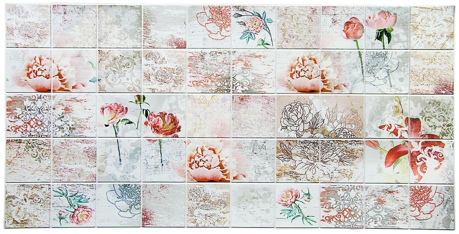 Панель ПВХ плитка Романтика 485х960