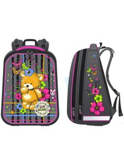 Рюкзак каркасный школьный 36 х 28 х 16 см, эргономичная спинка, Stavia 