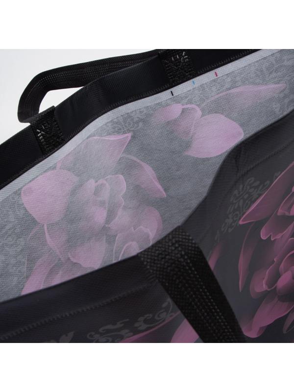 Сумка без молнии, цвет чёрный