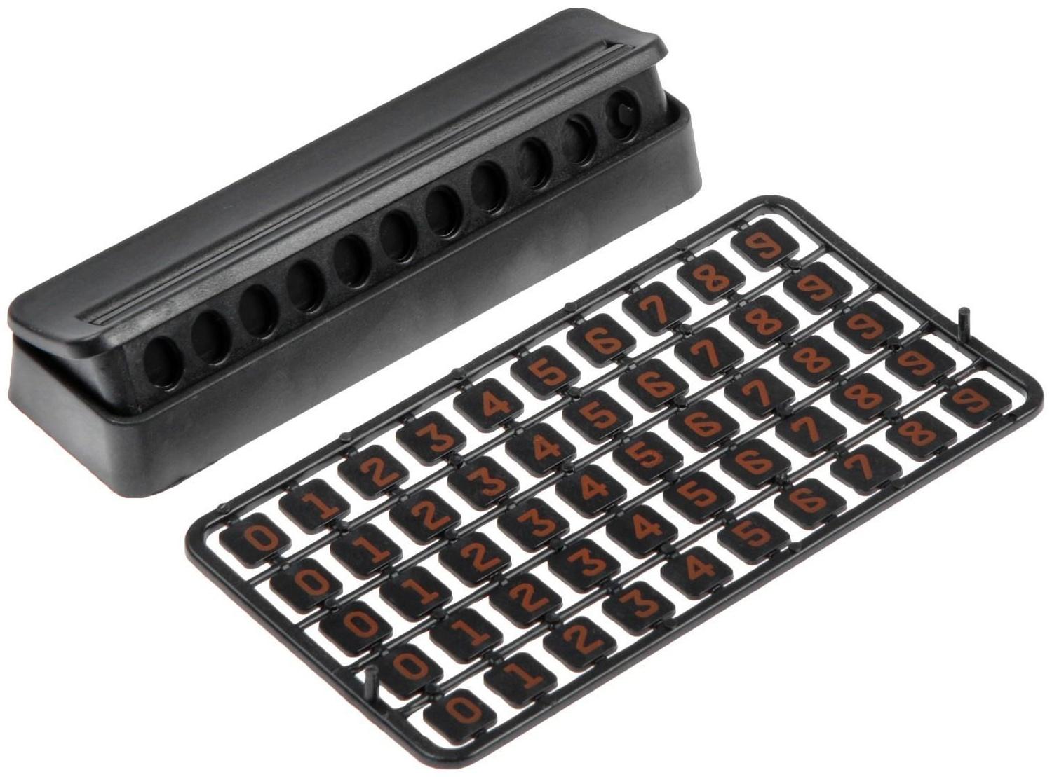 Табличка Cartage для номера телефона, черный