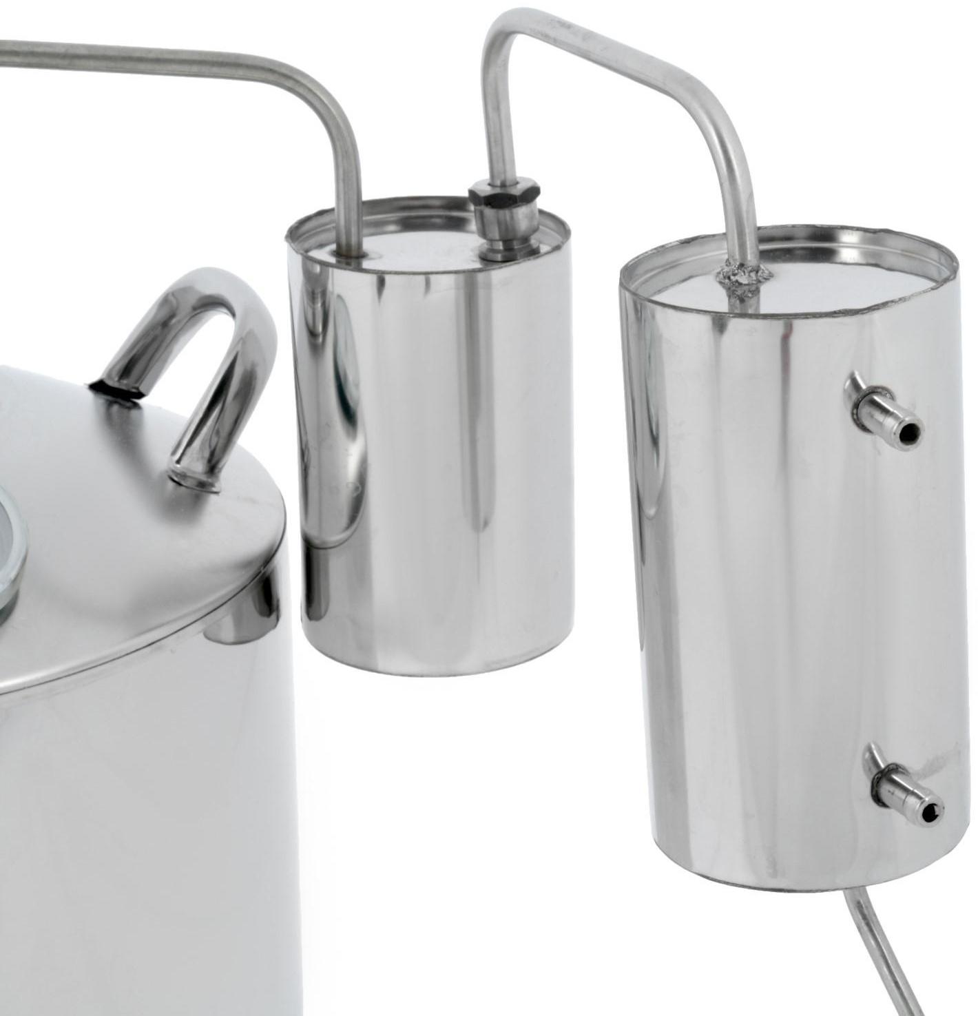 Дистиллятор, 16 л, горло 8 см, термометр