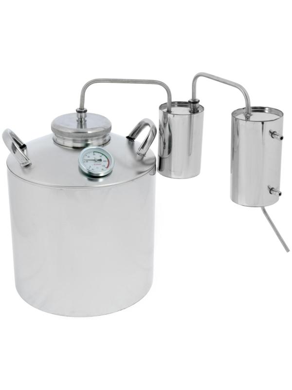 Дистиллятор, 16 л, горло 8 см, термометр