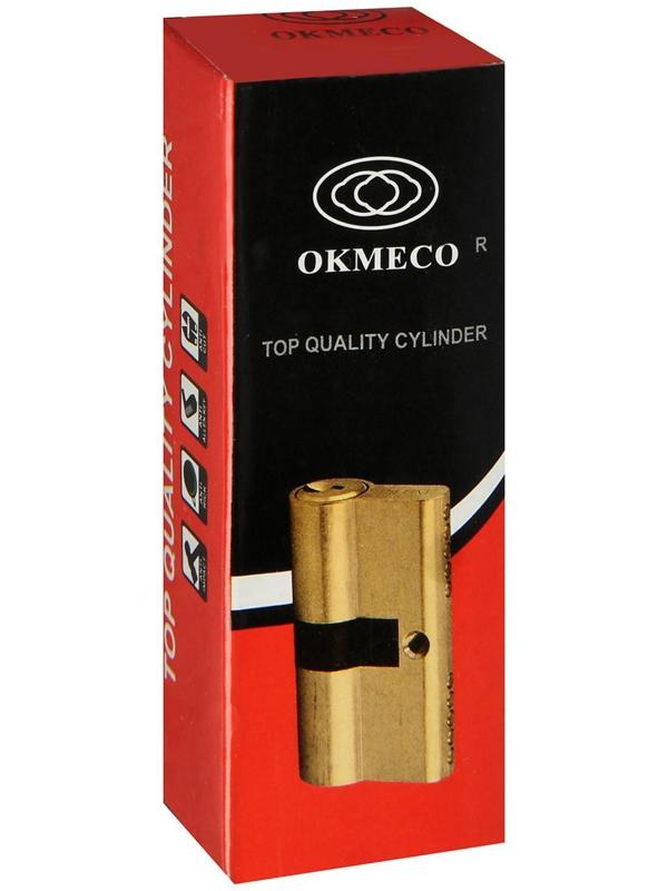 Цилиндровый механизм, 80 мм, с вертушкой, английский ключ, 5 ключей, цвет золото