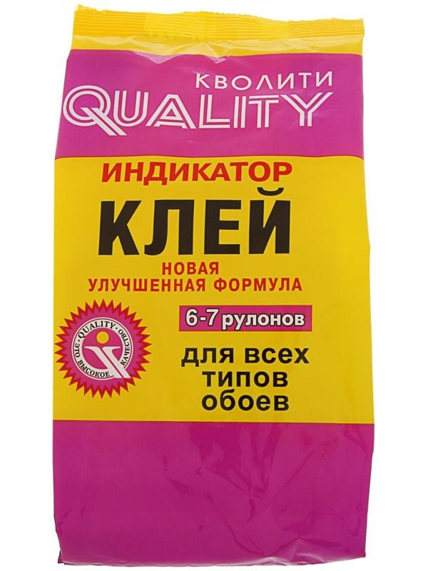 Клей обойный Quality, индикатор, мягкая упаковка, 200 г